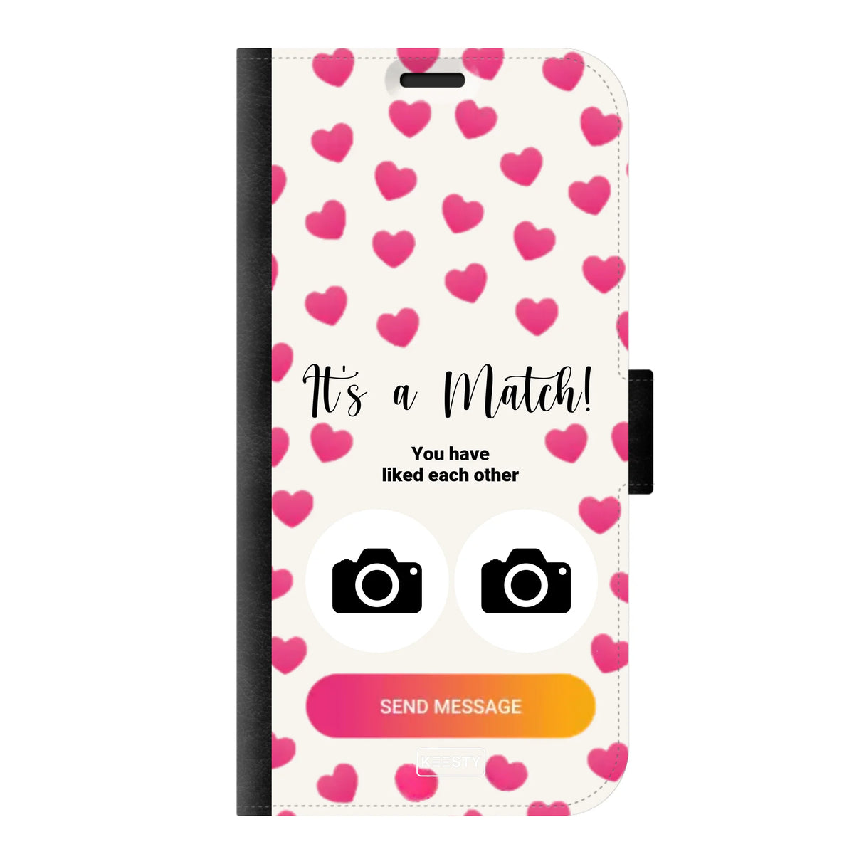 Telefoonhoesje Met Foto - It's a match - Portemonnee hoesje
