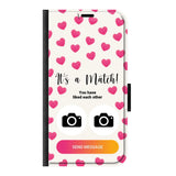 Telefoonhoesje Met Foto - It's a match - Portemonnee hoesje