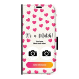 Telefoonhoesje Met Foto - It's a match - Portemonnee hoesje