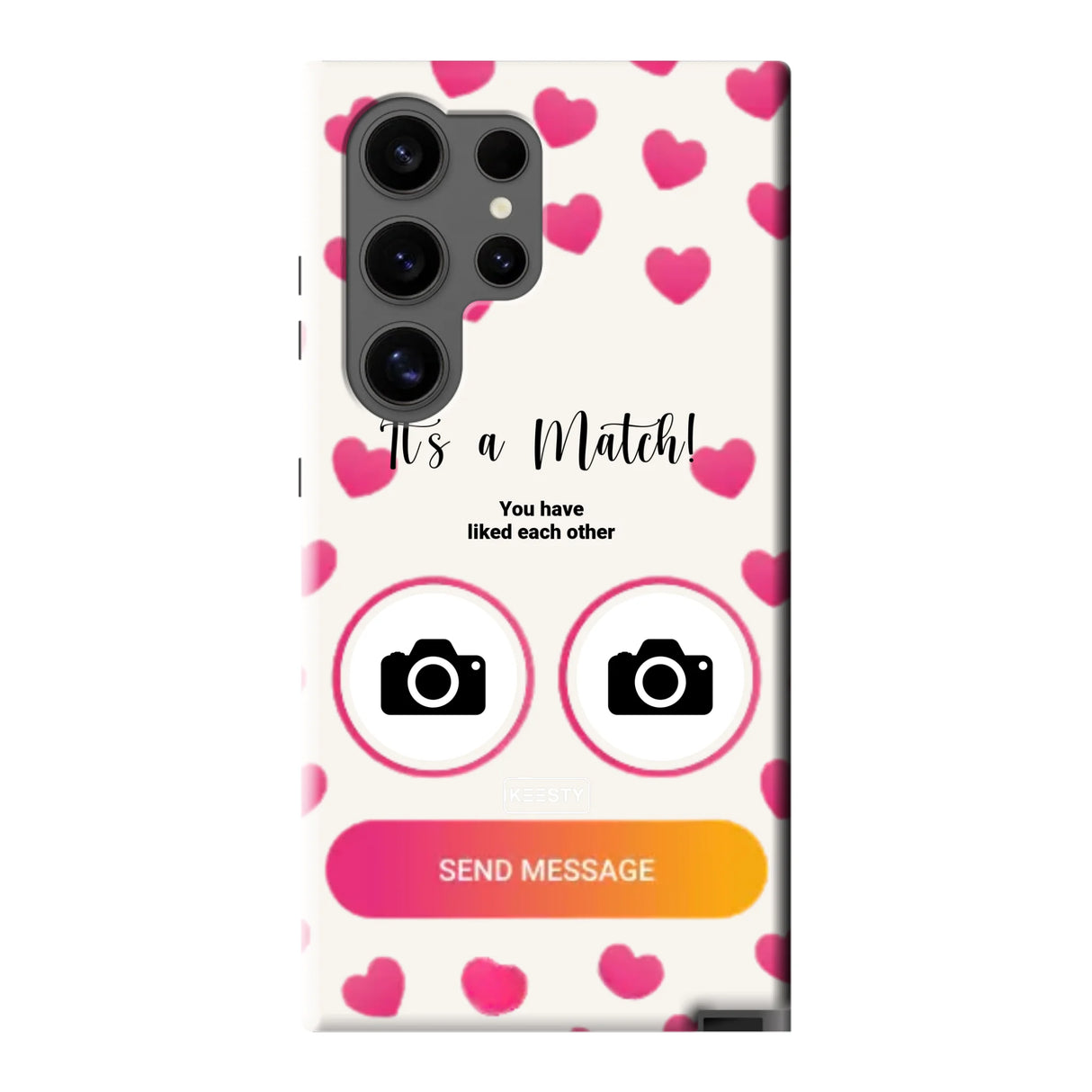 Telefoonhoesje Met Foto - It's a match - Tough hoesje