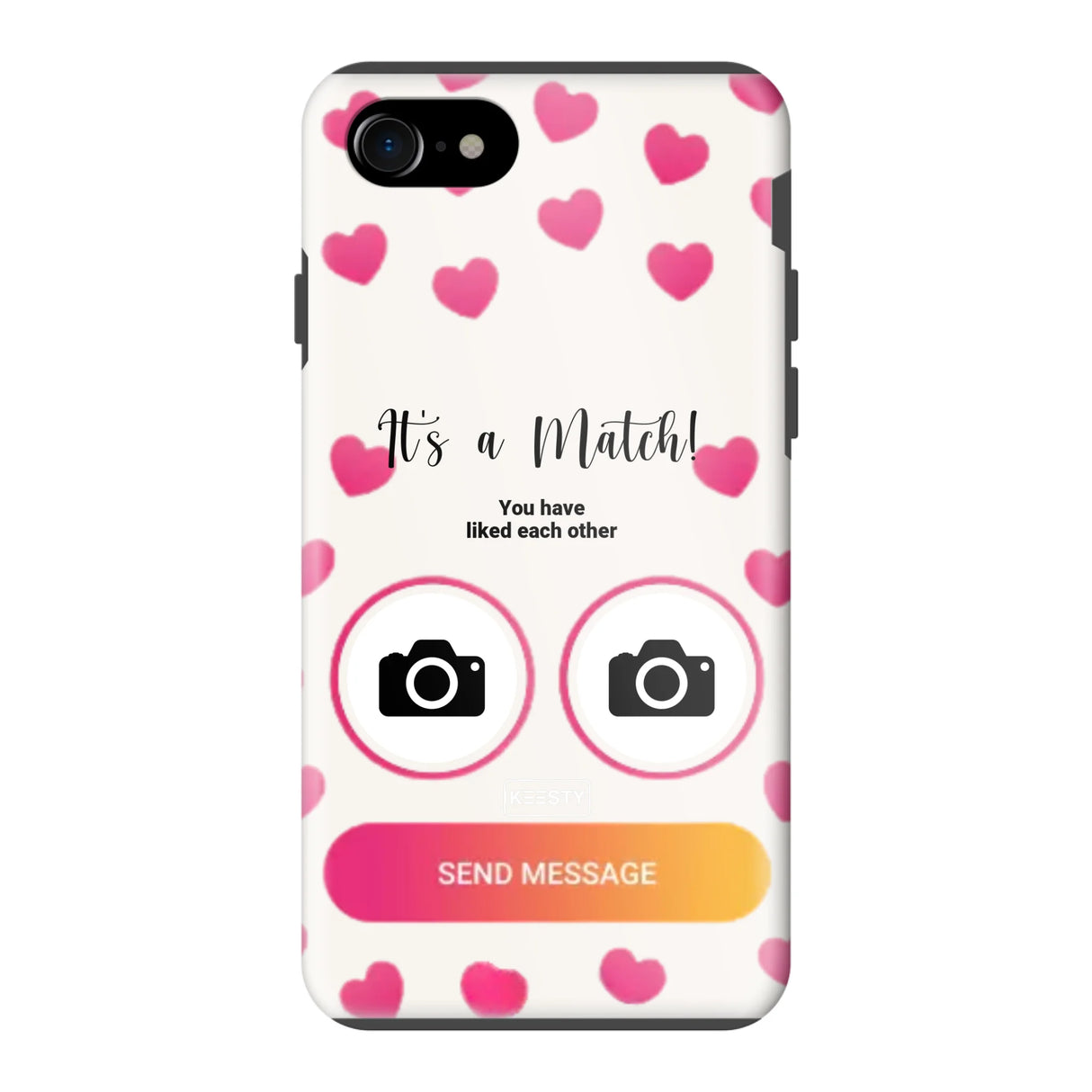 Telefoonhoesje Met Foto - It's a match - Tough hoesje