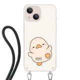 Telefoonhoesje Met Foto - Eend leuk - Hoesje met koord