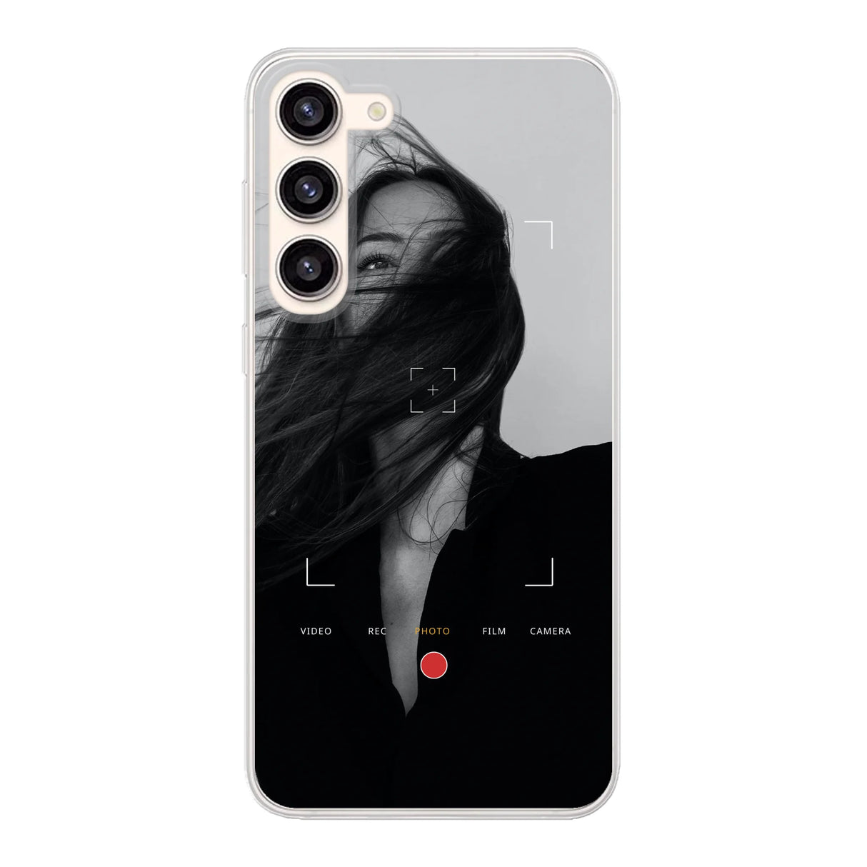 Camera frame °1 Grey - Telefoonhoesje met foto