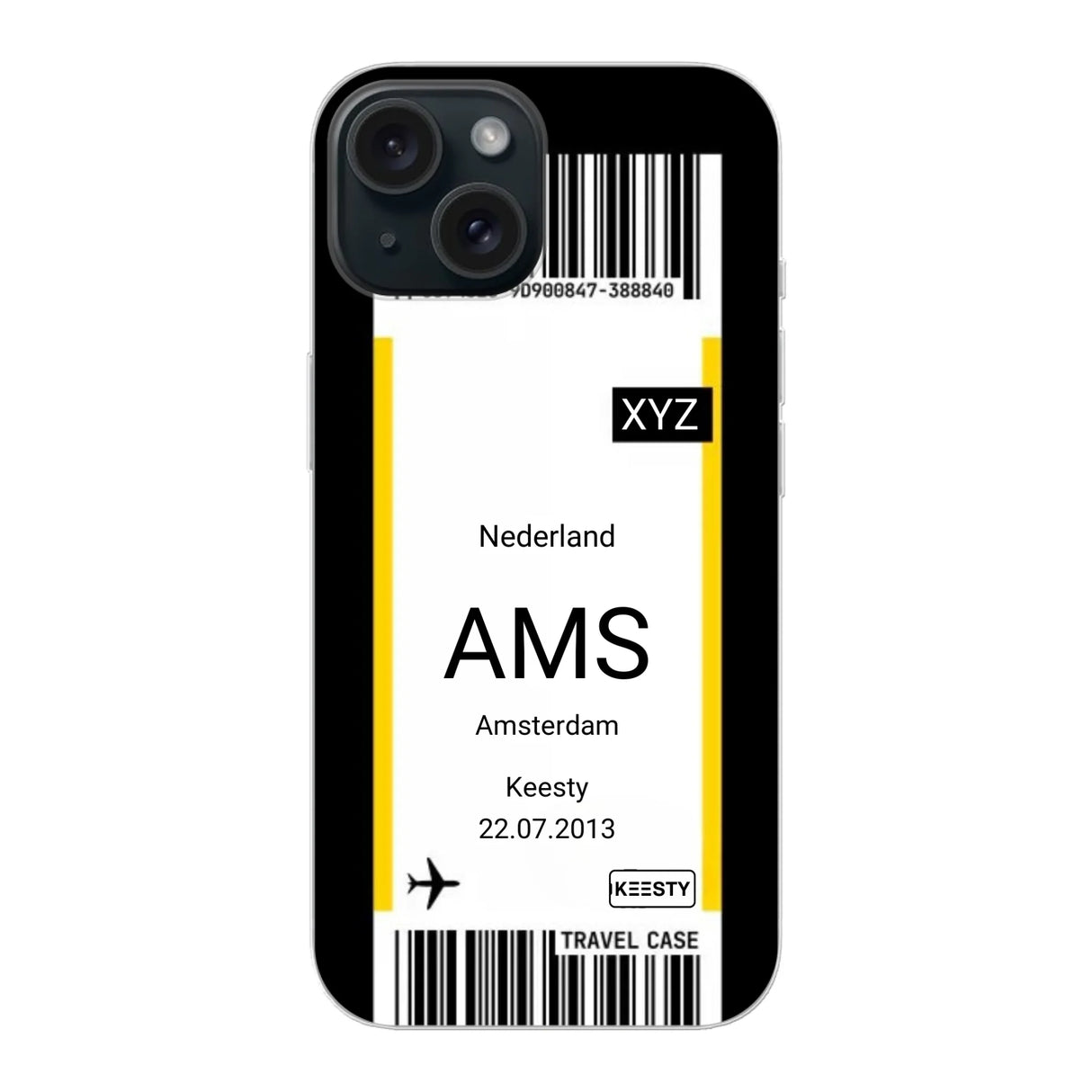 Vliegticket °1 - Telefoonhoesje maken