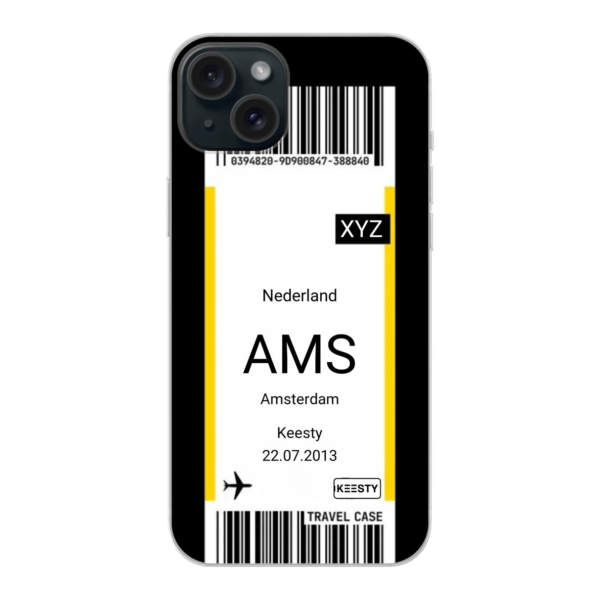 Vliegticket °1 - Telefoonhoesje maken