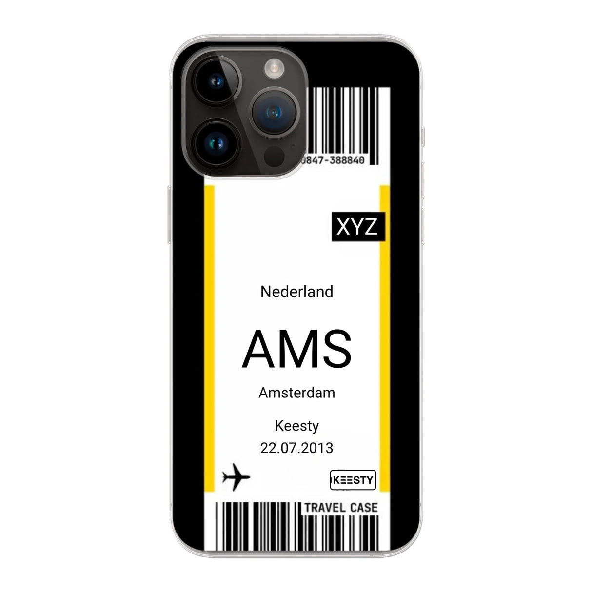 Vliegticket °1 - Telefoonhoesje maken
