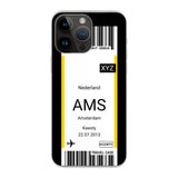 Vliegticket °1 - Telefoonhoesje maken