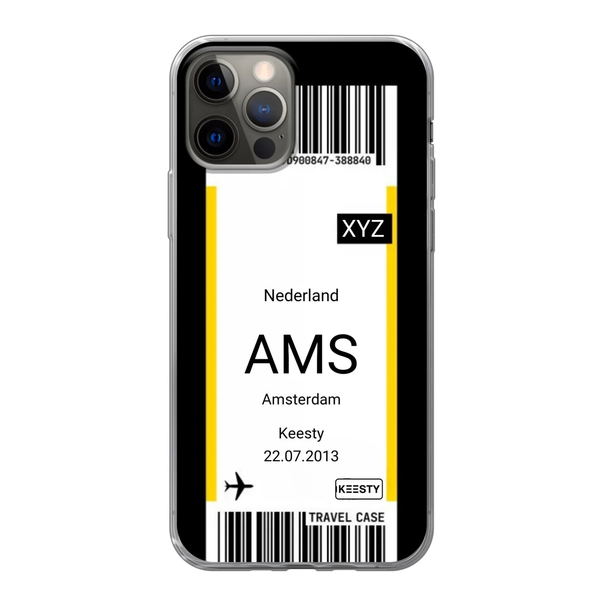 Vliegticket °1 - Telefoonhoesje maken