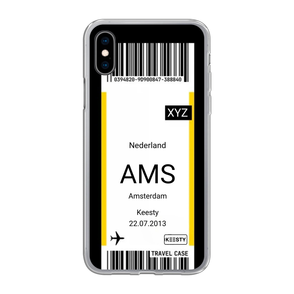 Vliegticket °1 - Telefoonhoesje maken