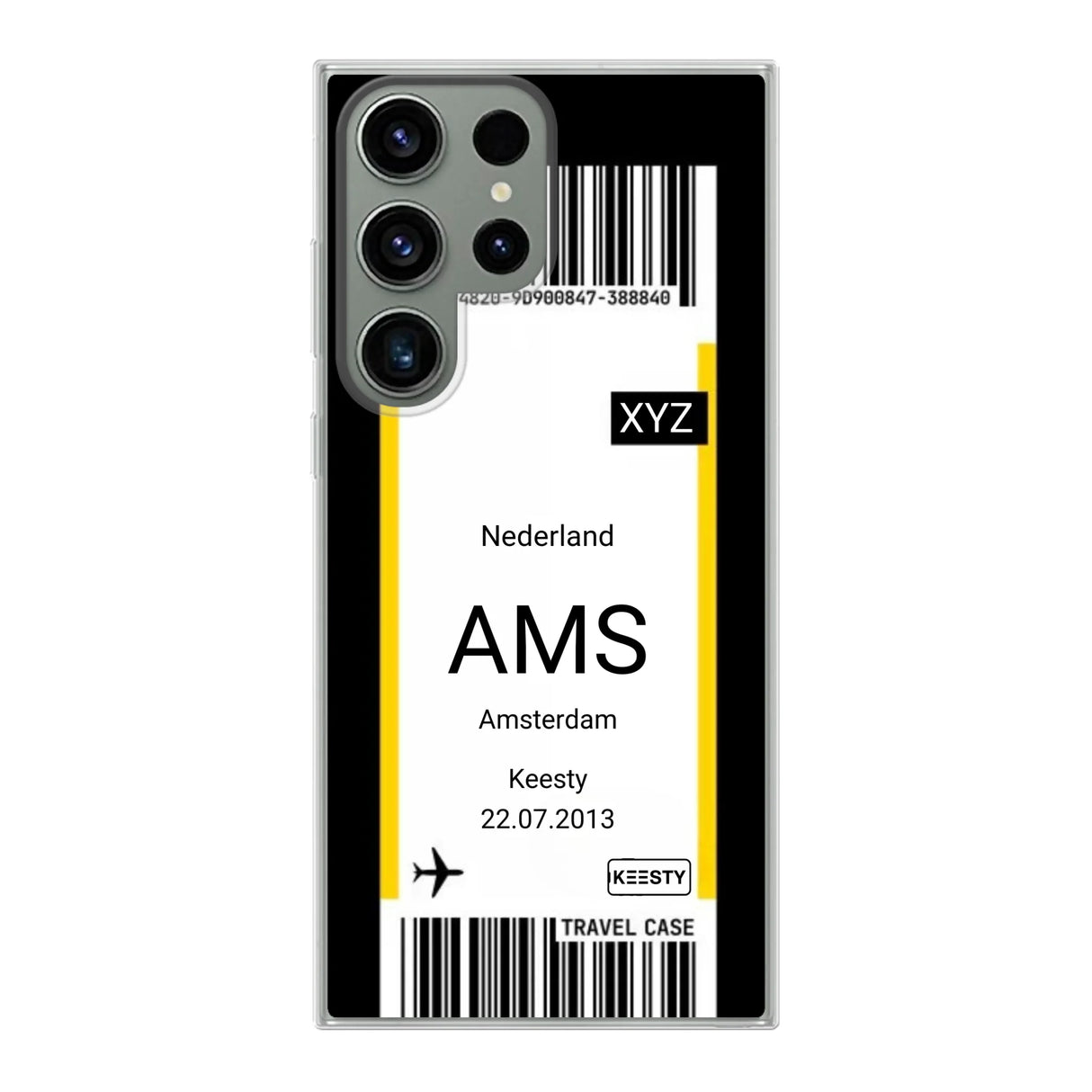Vliegticket °1 - Telefoonhoesje maken