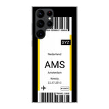 Vliegticket °1 - Telefoonhoesje maken
