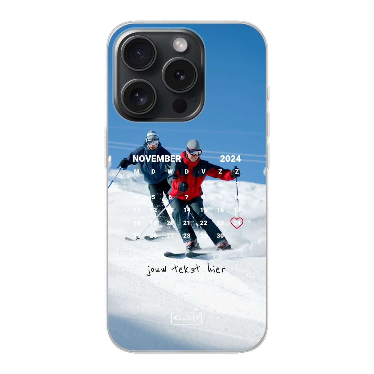Telefoonhoesje Met Foto - Kalender cadeau - Soft hoesje