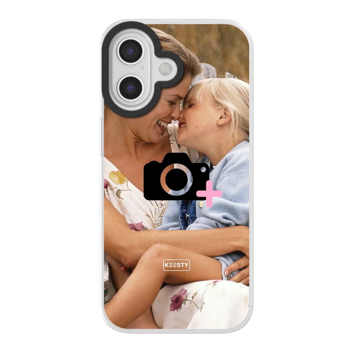 Apple iPhone 17 hybrid case with magsafe back printed transparant