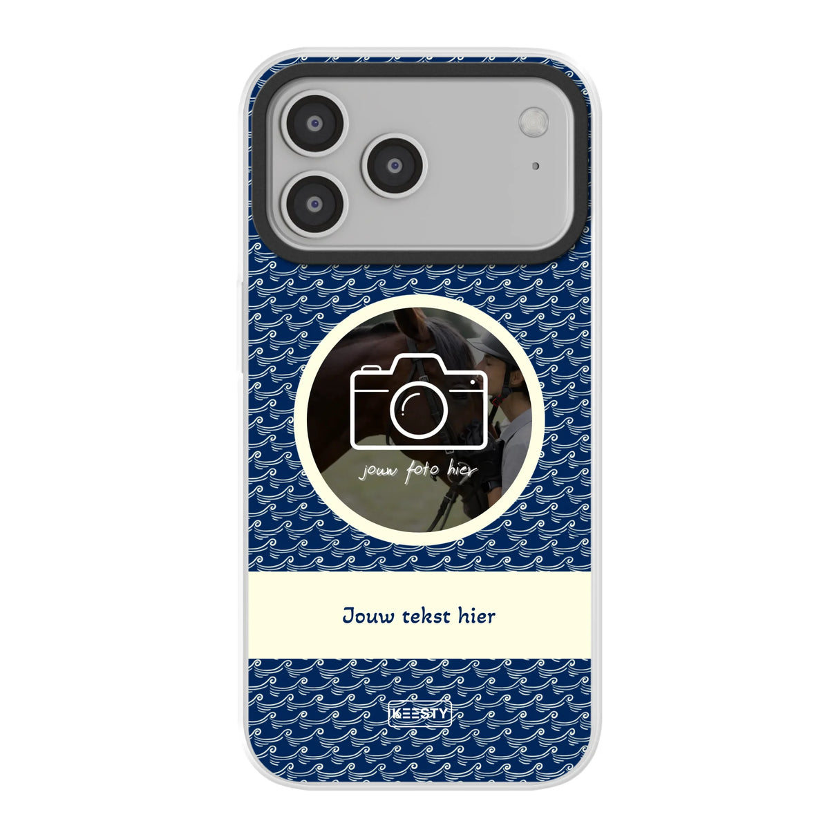 Apple iPhone 17 Pro Max hybrid case with magsafe back printed transparant
