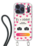 Apple iPhone 17 Pro Crossbody case (back printed, transparent)