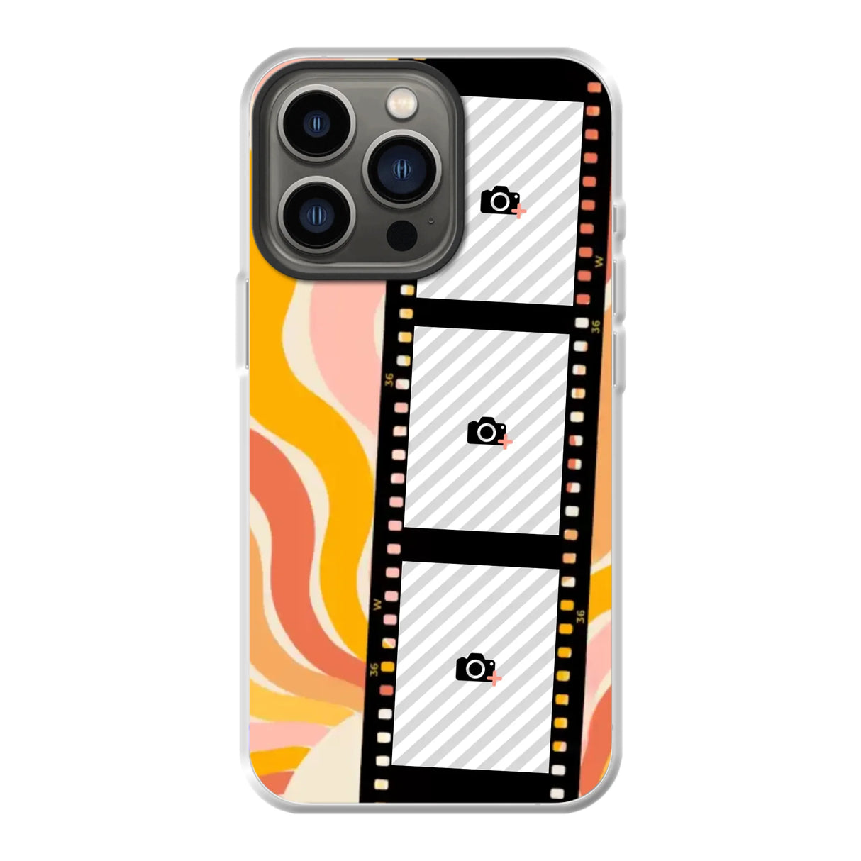 Apple iPhone 13 Pro hybrid case with magsafe back printed transparant