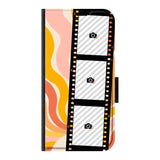 Apple iPhone 12 Pro wallet case front printed zwart