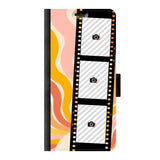 Samsung S23 Ultra wallet case front printed zwart