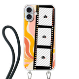 Apple iPhone 16 Plus Crossbody case (back printed, transparent)