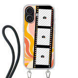 Apple iPhone 17 Crossbody case (back printed, transparent)