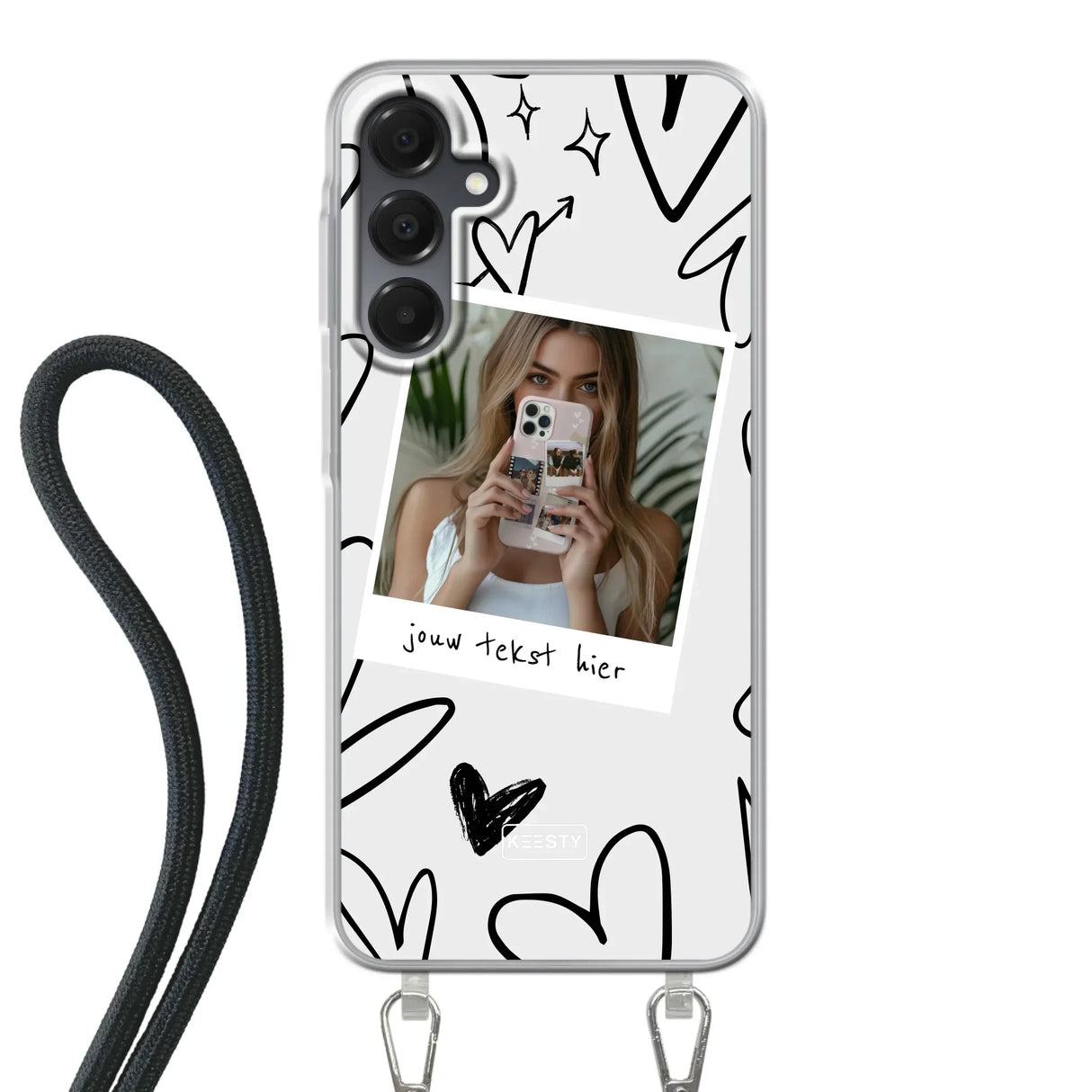 Samsung Galaxy A16: A16 5G Crossbody case (back printed, transparent)