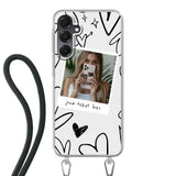 Samsung Galaxy A16: A16 5G Crossbody case (back printed, transparent)