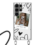 Samsung Galaxy S24 Ultra Crossbody case (back printed, transparent)