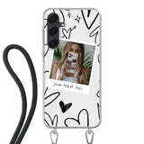 Samsung Galaxy A55 Crossbody case (back printed, transparent)