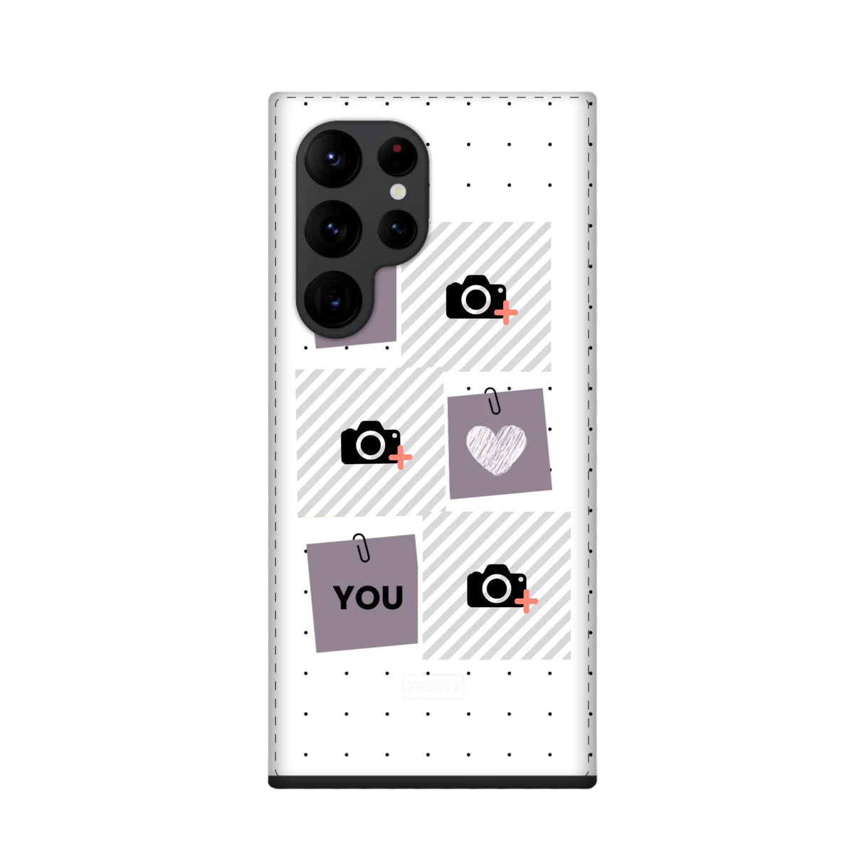 Samsung Galaxy S22 Ultra Tough case (fully printed, black insert)