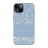 Naam °1 - Coastal Seashells Mix - Telefoonhoesje Personaliseren