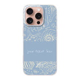 Naam °1 - Coastal Seashells Mix - Telefoonhoesje Personaliseren
