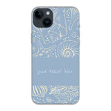 Naam °1 - Coastal Seashells Mix - Telefoonhoesje Personaliseren