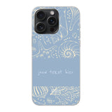 Naam °1 - Coastal Seashells Mix - Telefoonhoesje Personaliseren