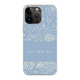 Naam °1 - Coastal Seashells Mix - Telefoonhoesje Personaliseren