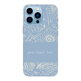 Naam °1 - Coastal Seashells Mix - Telefoonhoesje Personaliseren