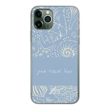 Naam °1 - Coastal Seashells Mix - Telefoonhoesje Personaliseren