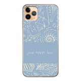 Naam °1 - Coastal Seashells Mix - Telefoonhoesje Personaliseren