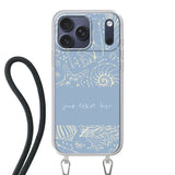 Apple iPhone 17 Pro Max Crossbody case (back printed, transparent)