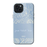 Naam °1 - Coastal Seashells Mix - MagSafe Tough hoesje Personaliseren