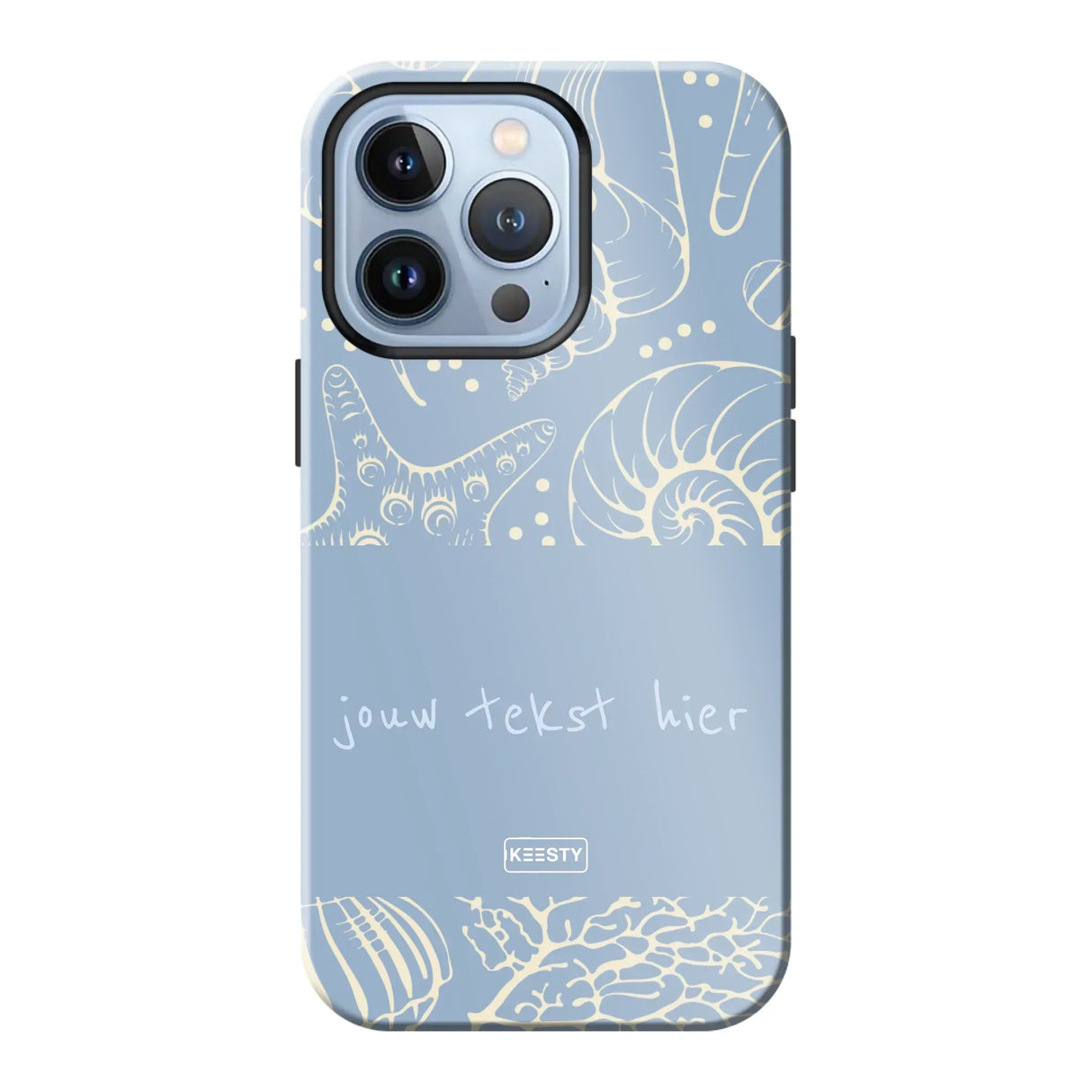 Naam °1 - Coastal Seashells Mix - MagSafe Tough hoesje Personaliseren