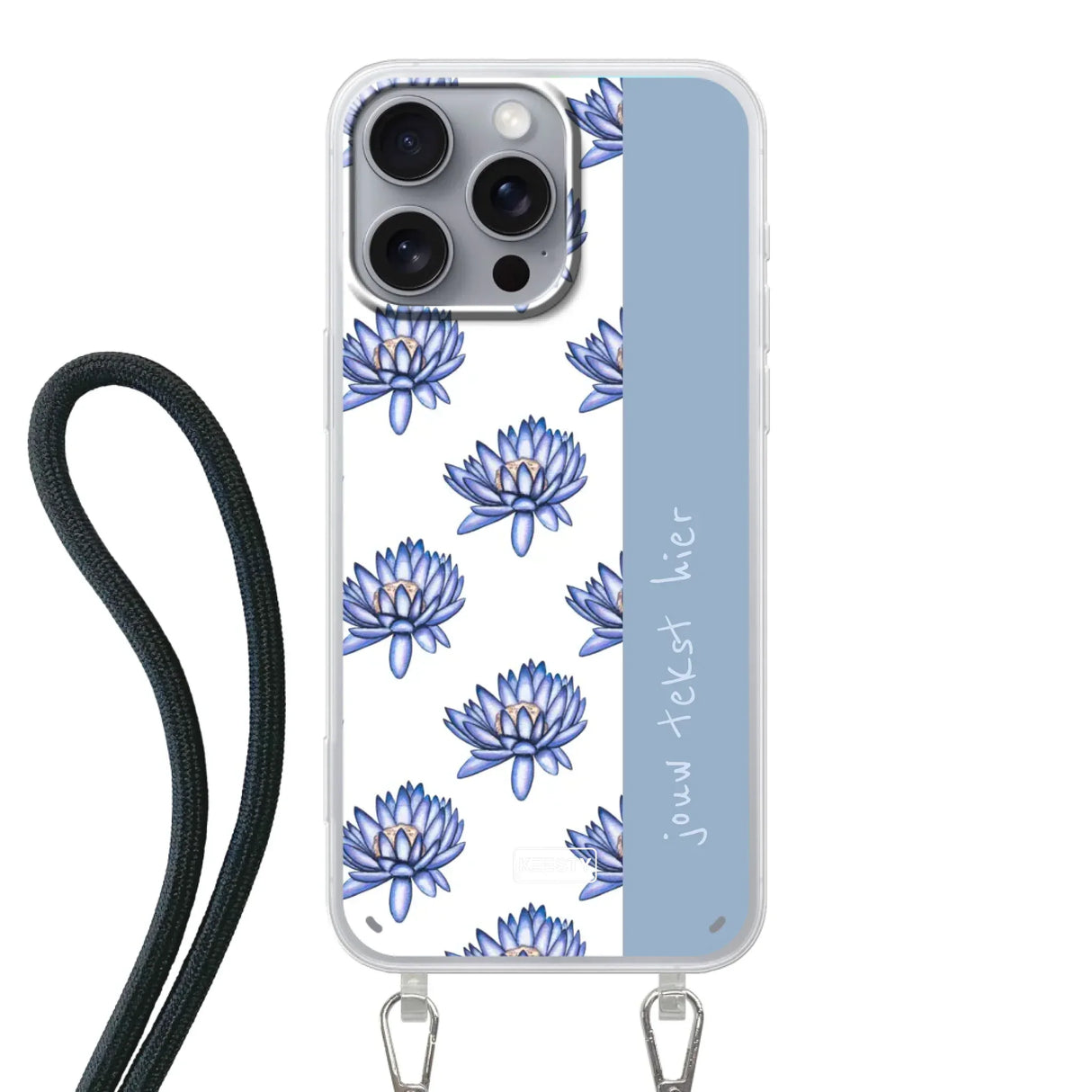 Naam °1 - Coastal Blue - Hoesje Met Koord Maken