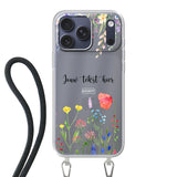 Apple iPhone 17 Pro Max Crossbody case (back printed, transparent)
