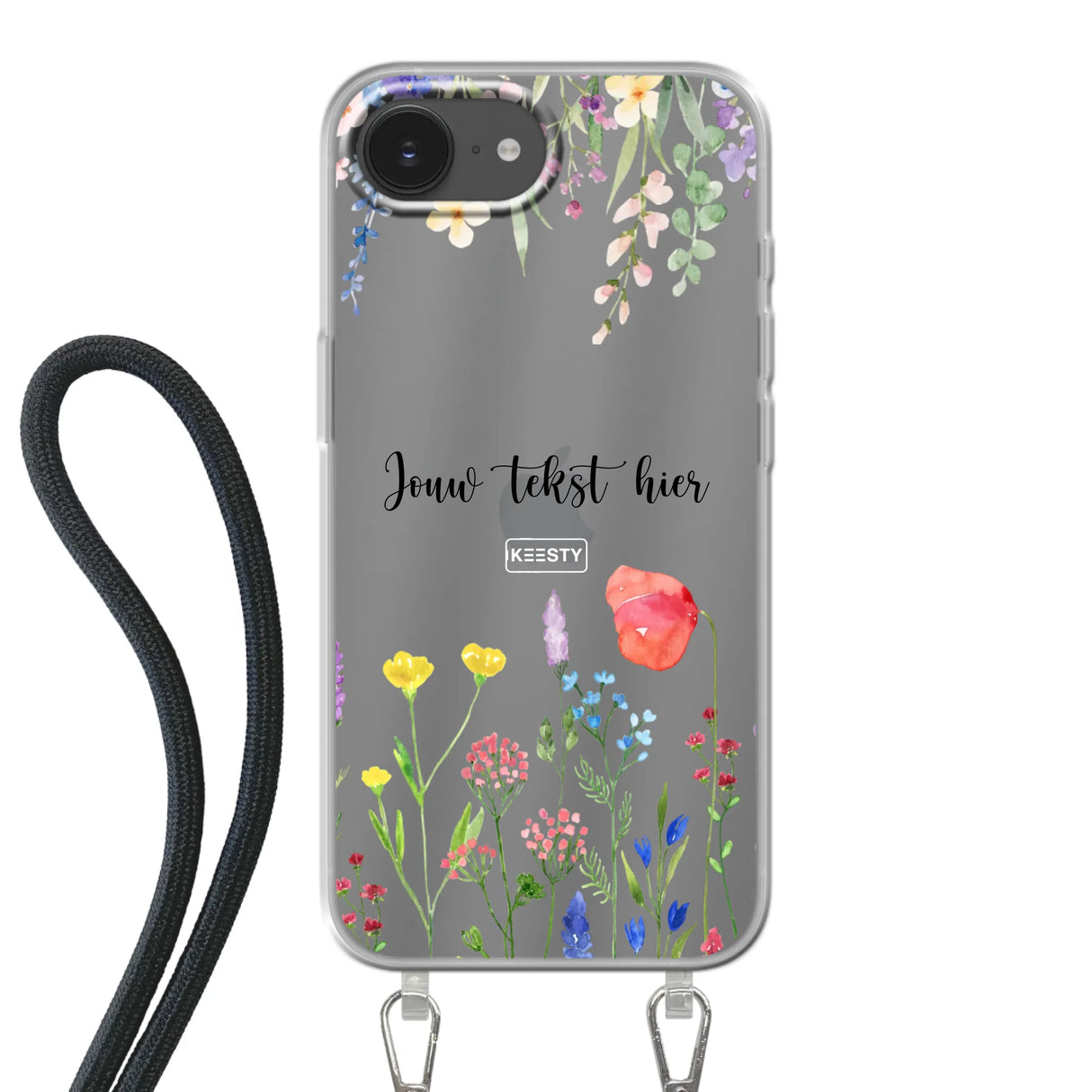 Floral °2 - Telefoonhoesje Maken - Hoesje met koord