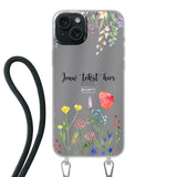 Floral °2 - Telefoonhoesje Maken - Hoesje met koord