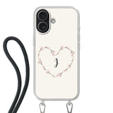 Apple iPhone 17 Crossbody case (back printed, transparent)