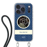 Apple iPhone 17 Pro Crossbody case (back printed, transparent)