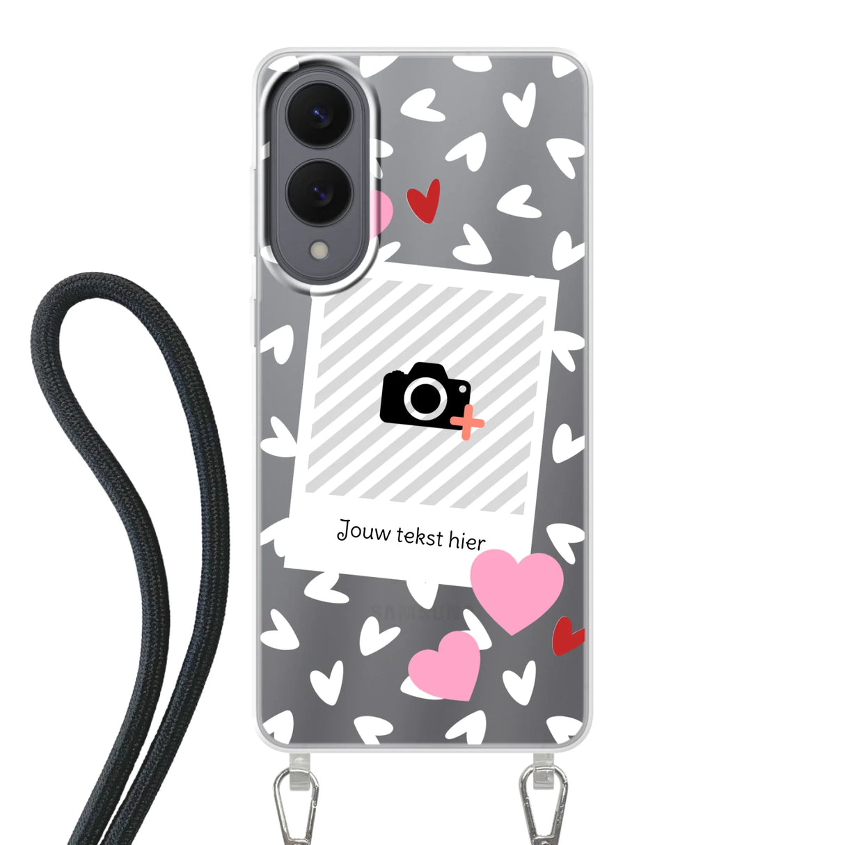 Hearts & Foto - Telefoonhoesje Met Foto