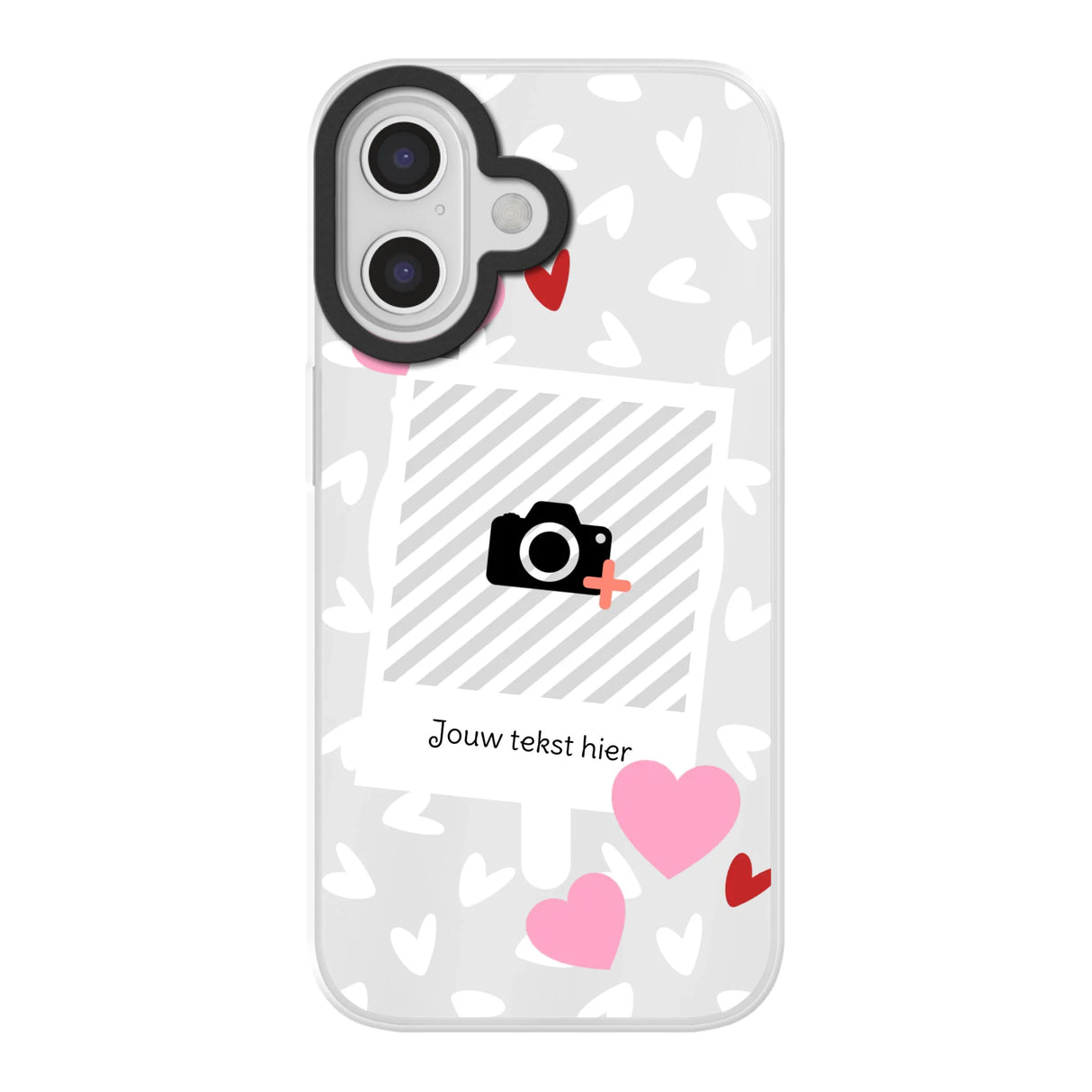 Hearts & Foto - Telefoonhoesje Met Foto
