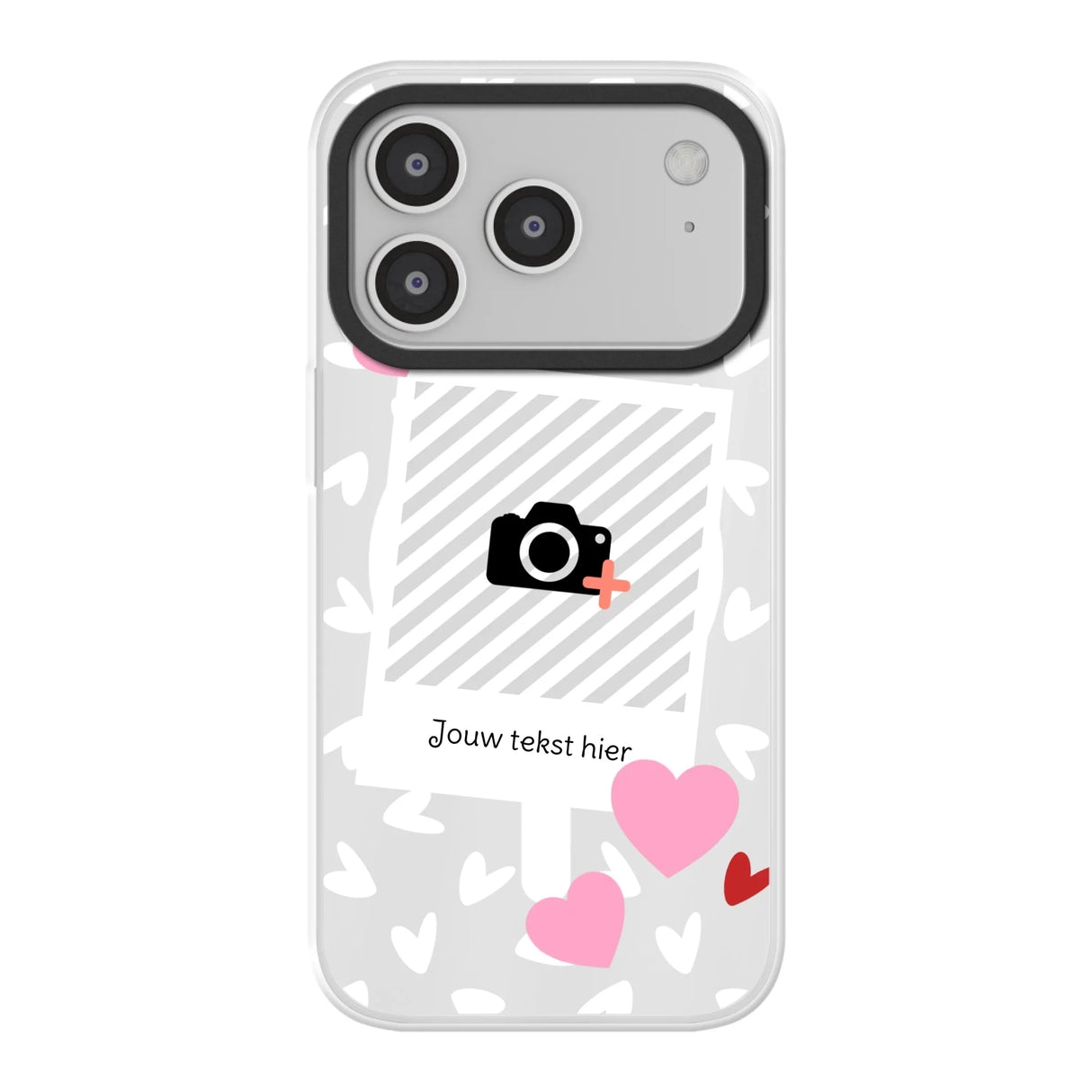 Hearts & Foto - Telefoonhoesje Met Foto