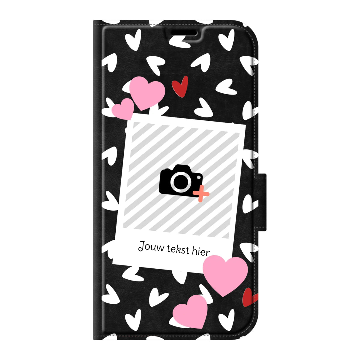 Hearts & Foto - Telefoonhoesje Met Foto
